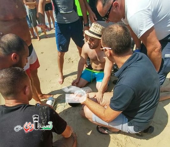 كفرقاسم : غرق فتى قسماوي في شاطئ بولغ وطاقم الانقاذ ينقذه في الدقائق الاخيرة وحالته وصفت متوسطة ومستقرة 